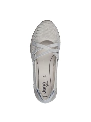 Jana Sportliche Slipper in Grau
