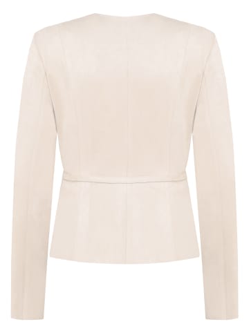 Zero  Blazer-Jacke in Lederoptik in French Oak