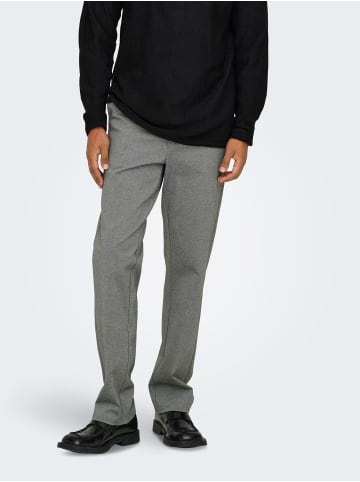 ONLY & SONS Chino Hose in Medium Grey Melange 1