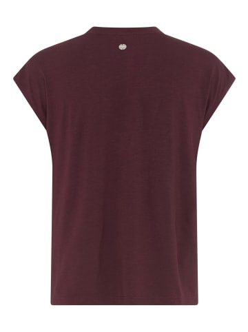 Tamaris Kurzarmshirt in bordeaux