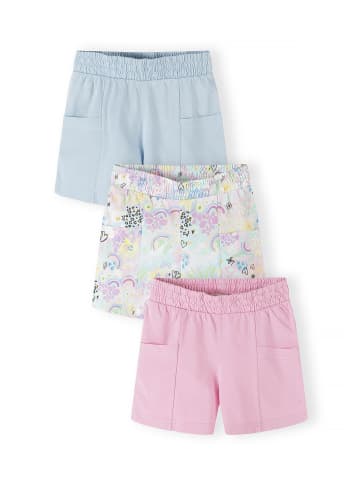 Minoti 3-er Pack Shorts 30SHORT159 in flieder