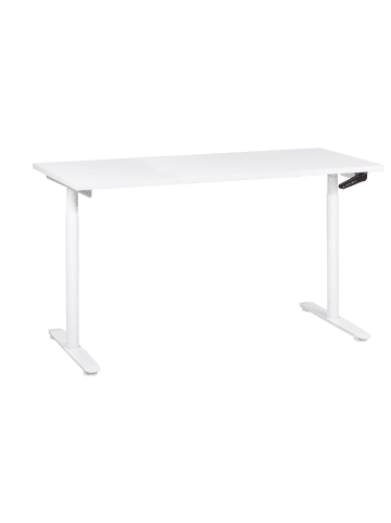 Beliani Höhenverstellbarer Schreibtisch DESTINAS in Weiß