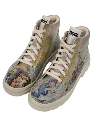 Dogo Adriana Boots Cat Person 41 in Blau