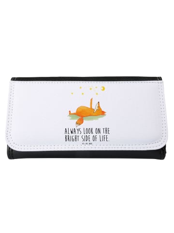 Mr. & Mrs. Panda Portemonnaie für Damen Fuchs Sterne mit Spruch in Weiß