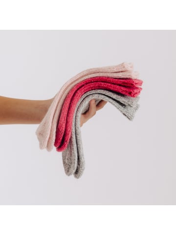Occulto 6er Pack Wollsocken Niki in Pink-Mix