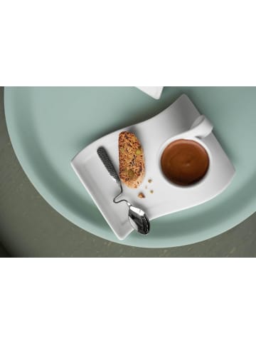 Villeroy & Boch 6er Set Espresso-/Mokkalöffel NewWave Caffè Spoon 12 cm in silber