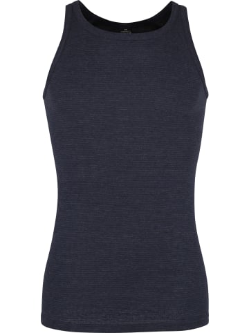 Götzburg Baumwolle, Feinripp Unterhemd in marine gestreift