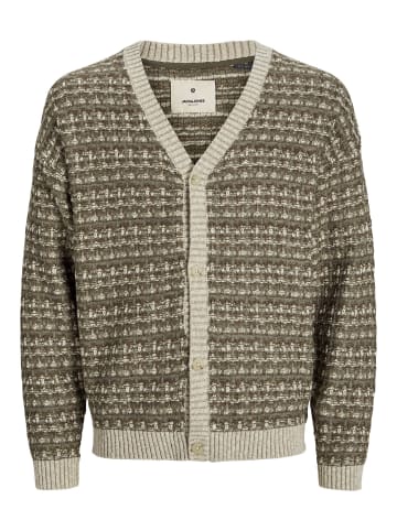 Jack & Jones Strickjacke in Vetiver