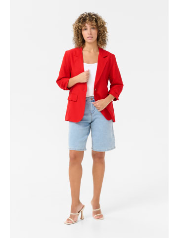 Cream Blazer CRLinna Straight fit in Flame Scarlet