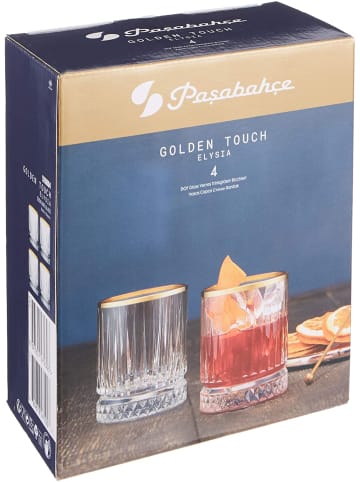 Pasabahce 4er-Set Gläser 355ml in Transparent