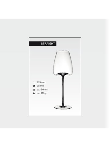 ZIEHER 2er Set Weingläser Vision Straight 540 ml transparent in transparent