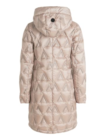 Gil Bret Daunenmantel mit Kapuze in beige
