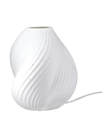 GILDE Tischleuchte Swing weiß - (H) 23cm