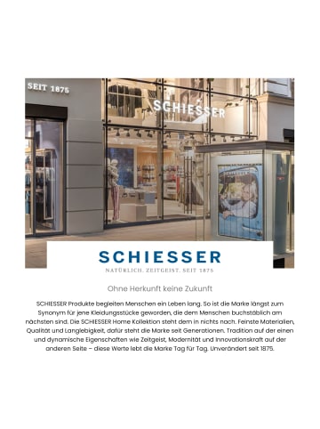 Schiesser Topperspannbettlaken Flexi in Helltaupe