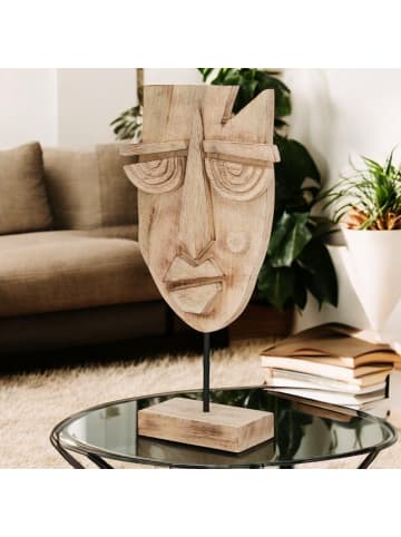 GILDE Skulptur Yoruba naturfarben - (H) 45,5 cm