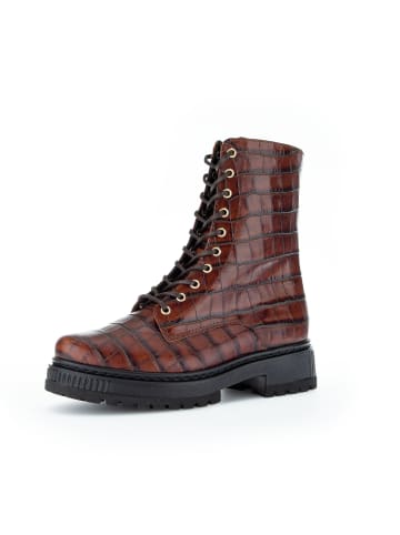 Gabor Comfort Biker- / Combat Boot in Braun