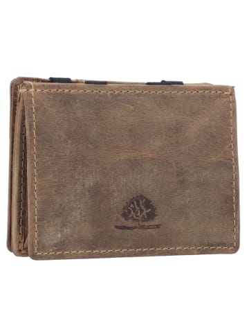 Greenburry Vintage Geldbörse Leder 7.5 cm brown