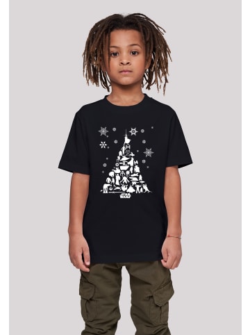 F4NT4STIC T-Shirt Star Wars Christmas Weihnachtsbaum in schwarz