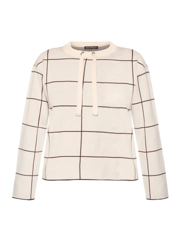 Betty Barclay Strickpullover mit Jacquard in Patch Beige/Brown