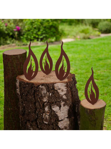 UNUS Gartenstecker Roststecker in Braun