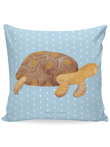Mr. & Mrs. Panda Dekokissen Schildkröte MHerzieren ohne Spruch in Blau Pastell