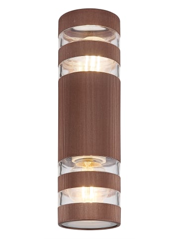 Globo lighting Wandleuchte "HAYES" in brown