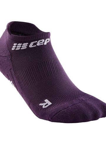 cep M THE RUN COMPRESSISOCKS NO SHOW in Violett