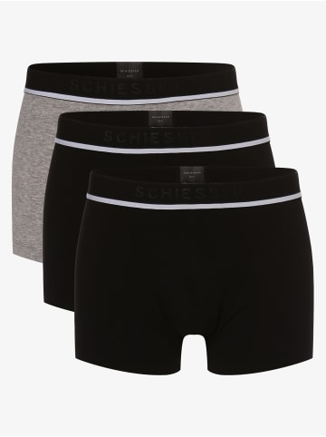 Schiesser Boxershorts in grau schwarz