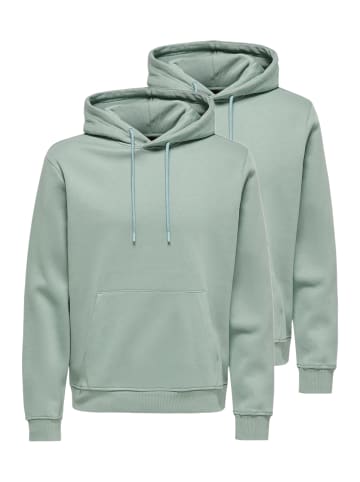 ONLY & SONS Sweatshirt / Hoodie Connor in Chinois green