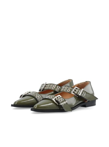 Bianco Ballerinas in Olive