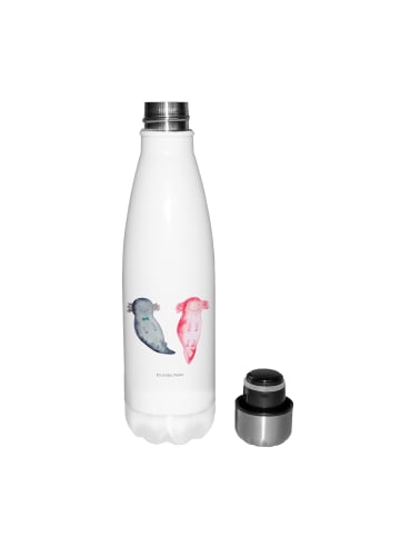 Mr. & Mrs. Panda Trinkbehälter Axolotl Freundin ohne Spruch in Weiß