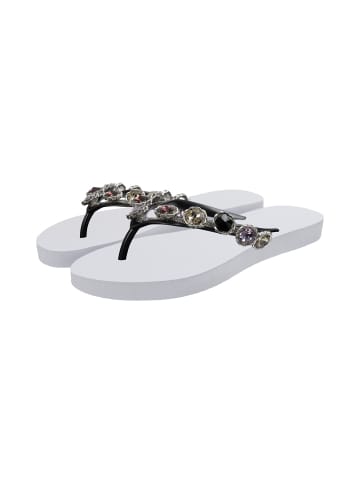 Uzurii Luxury Footwear platte hausschuhe Alegria in weiss