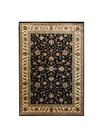 KADIMA DESIGN Teppich Orient Kurzflor klassisch Polypropylen Wohnzimmer in Schwarz
