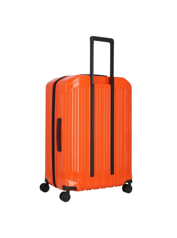 Piquadro PQ Light 4 Rollen Trolley M 69 cm mit Dehnfalte in orange