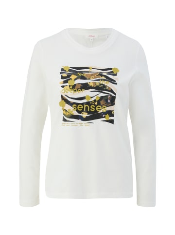 s.Oliver T-Shirt in 02D1_ecru