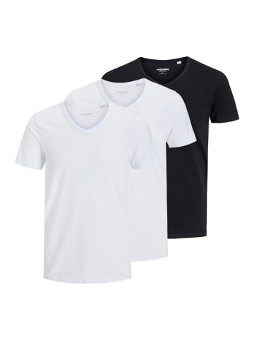 Jack & Jones T-Shirt Essentials in Weiß / schwarz