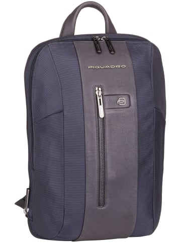 Piquadro Rucksack / Backpack Brief Slim Laptop Backpack 6383 in Blu