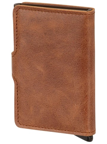Secrid Geldbörse Miniwallet Vintage in Cognac-Brown