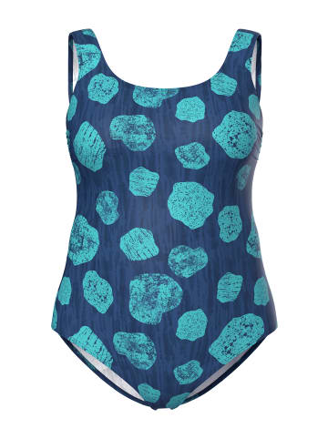 Ulla Popken Badeanzug in türkis