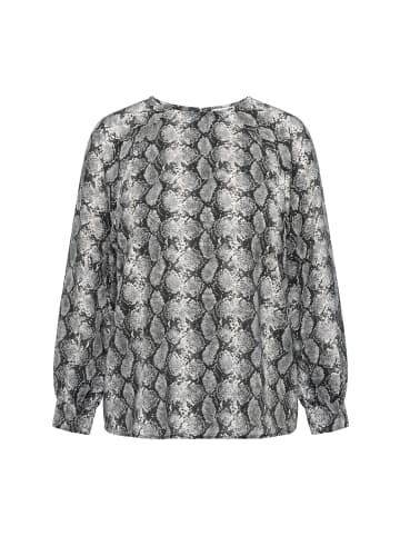 Ulla Popken Bluse in silver melange