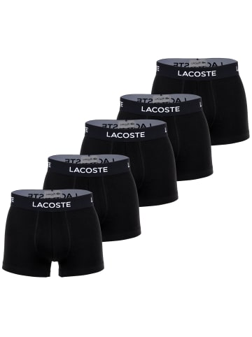 Lacoste Boxershort 5er Pack in Schwarz