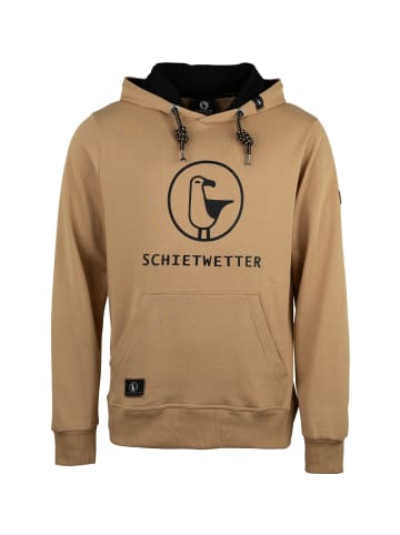 SCHIETWETTER Hoodie "Tammo Talisman" in coffee-black