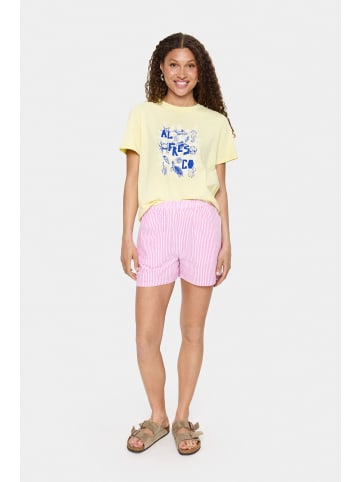 SAINT TROPEZ T-shirt LoraneSZ Gerade Passform in Elfin Yellow