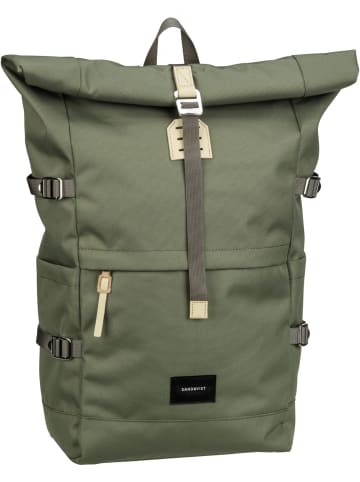 SANDQVIST Laptoprucksack Bernt Rolltop Backpack in Clover Green