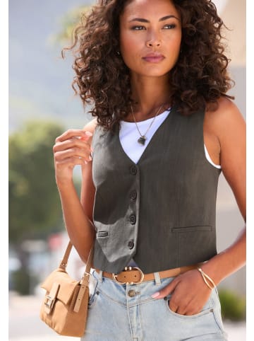 LASCANA Anzugweste in khaki