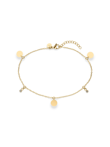 s.Oliver Fußkette Coins in gold