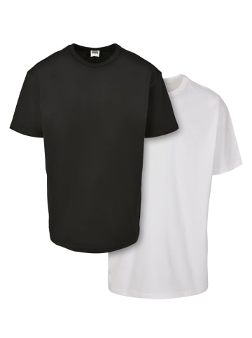 Urban Classics T-Shirts in black+white
