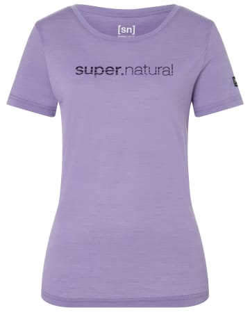 super.natural Merino T-Shirt in lila