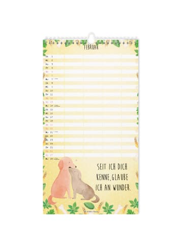 Mr. & Mrs. Panda Terminplaner 2026 Hund Collection ohne Spruch in Weiß