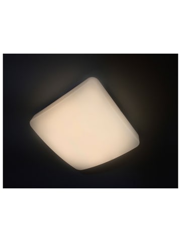 näve LED Deckenleuchte "QUNA" in weiß - (L)27 cm x (B)8 cm x (H)27 cm - EEK G